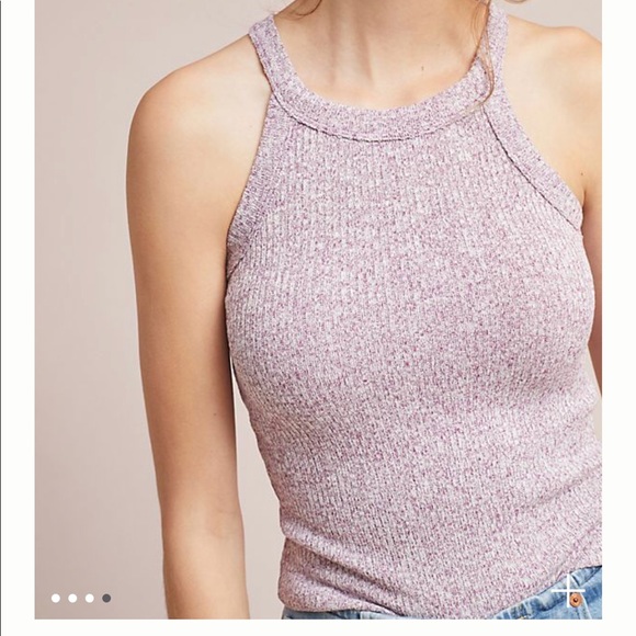 Maeve by Anthropologie Purple Knit Tank - Picture 3 of 8
